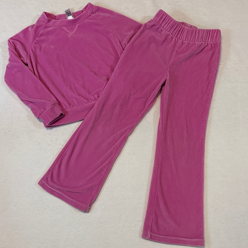 90 Degree By Reflex Girls Hot Pink Jumpsuit 4T